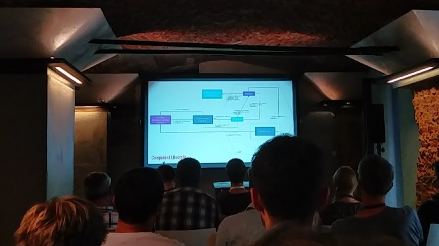 Another diagram that showed a DevOps flow for building applications.