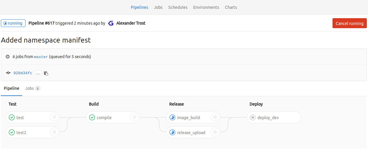 GitLab - New Pipeline Overview