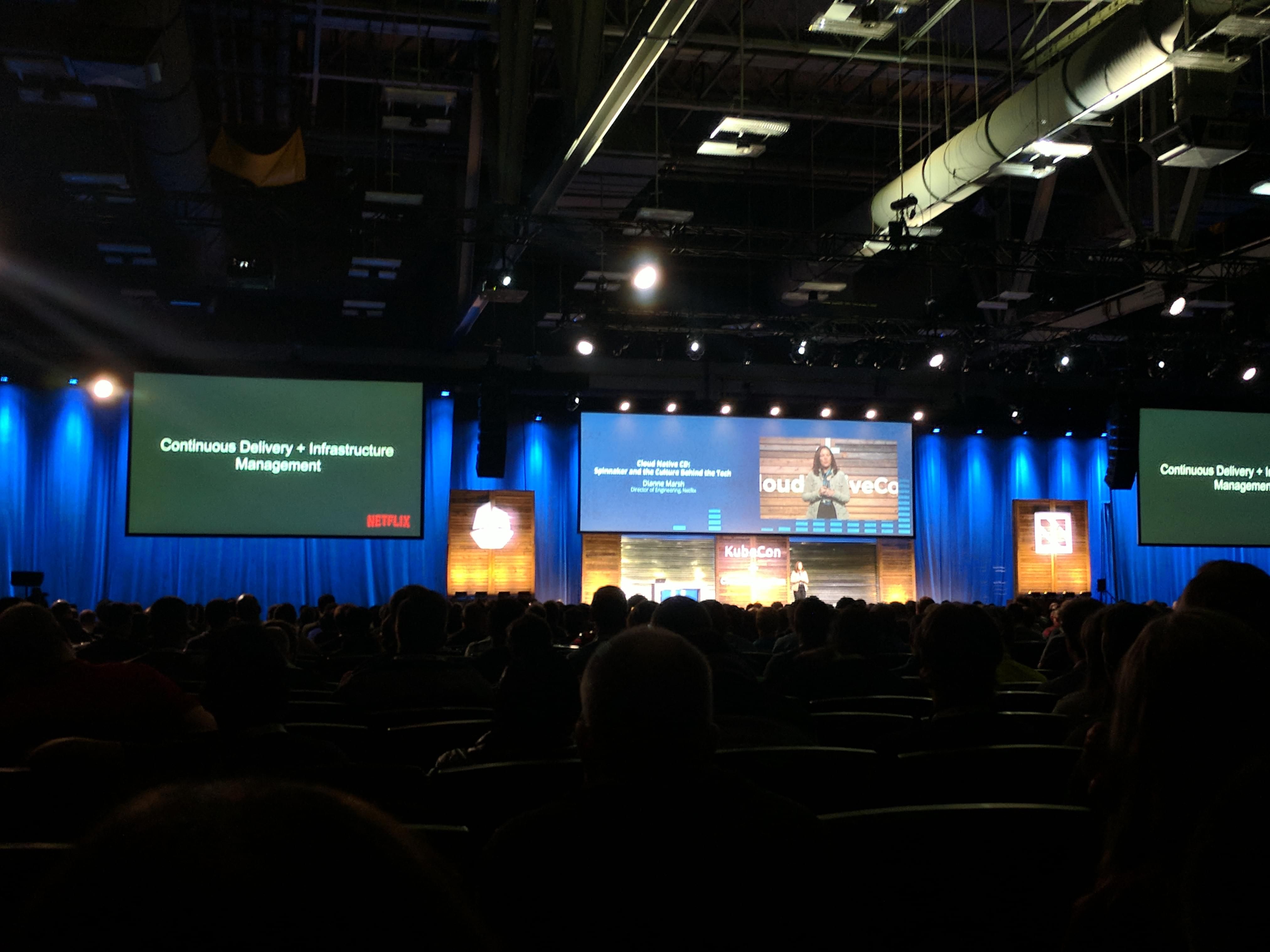 KubeCon: Keynote Netflix Shot #1