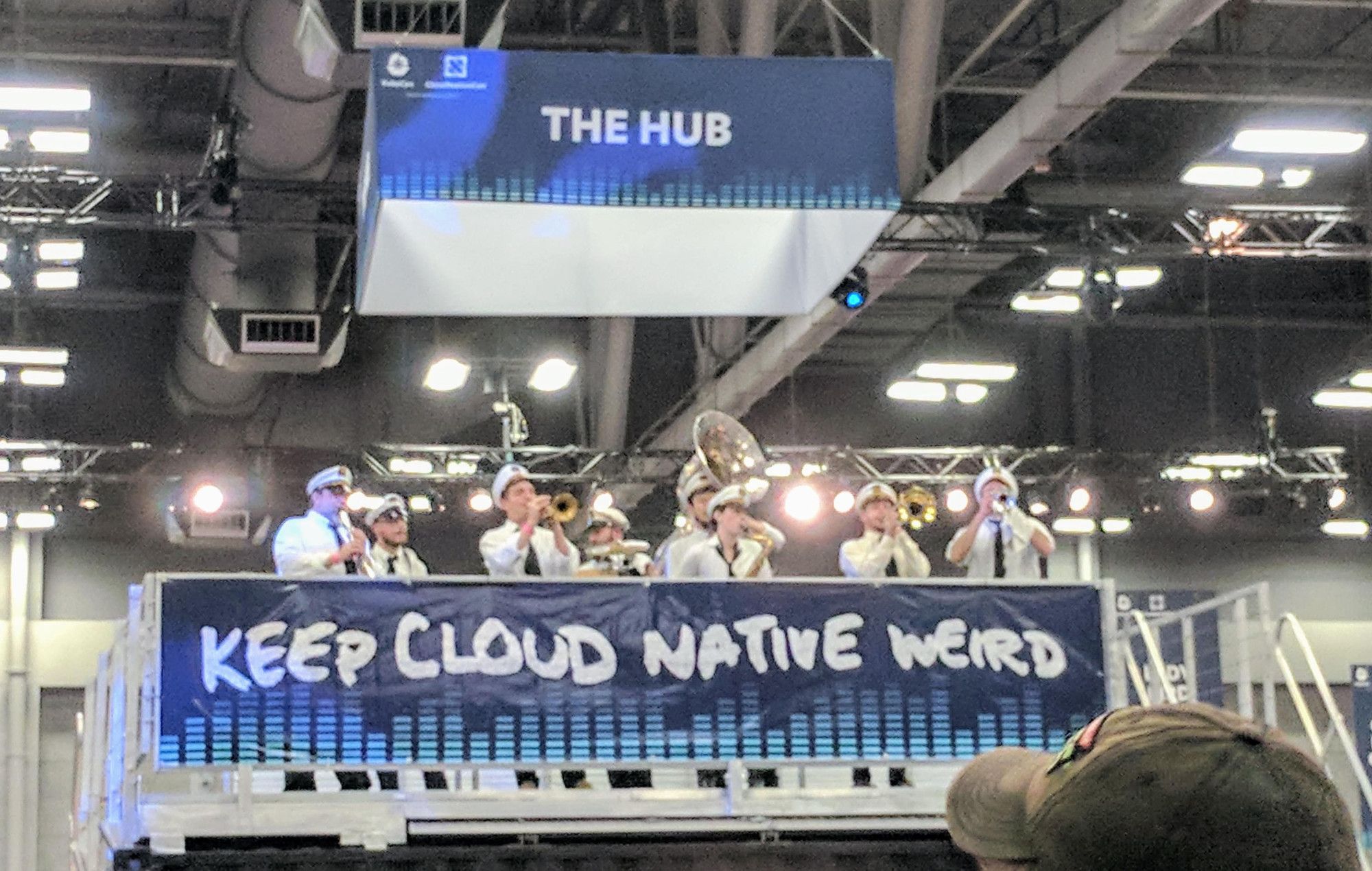 KubeCon: Party marching band