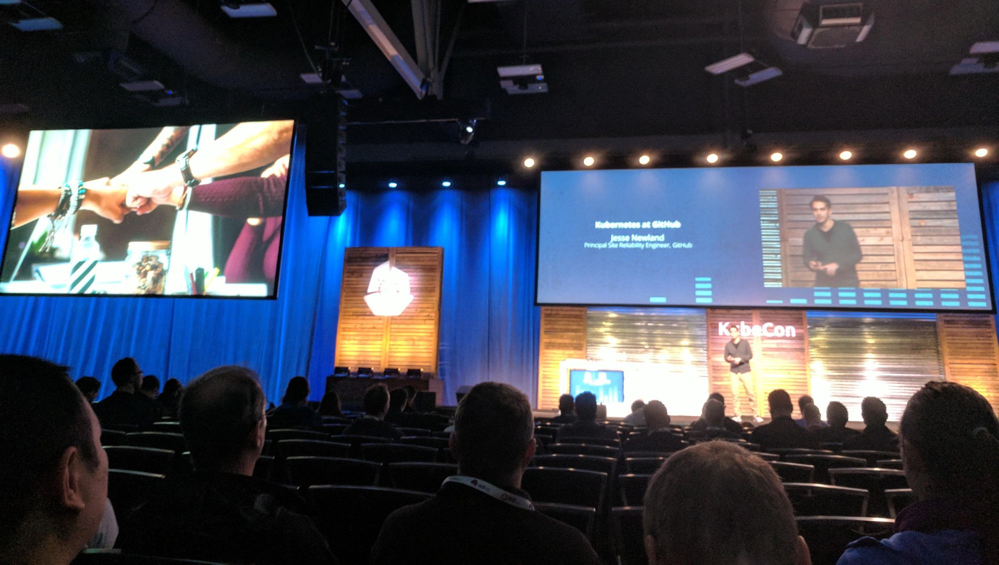 KubeCon: Keynote Day #3 Shot #2