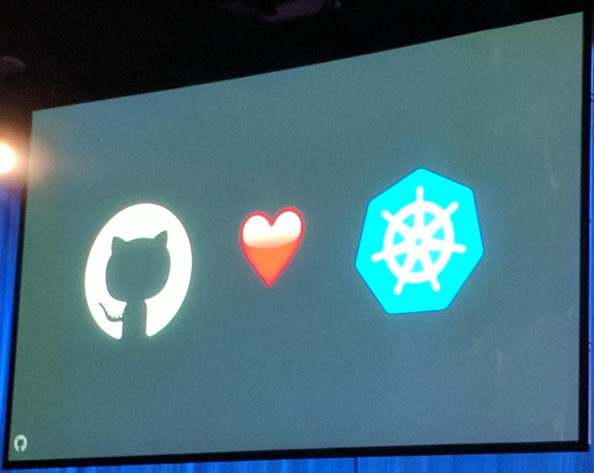 KubeCon: Keynote GitHub Love Kubernetes