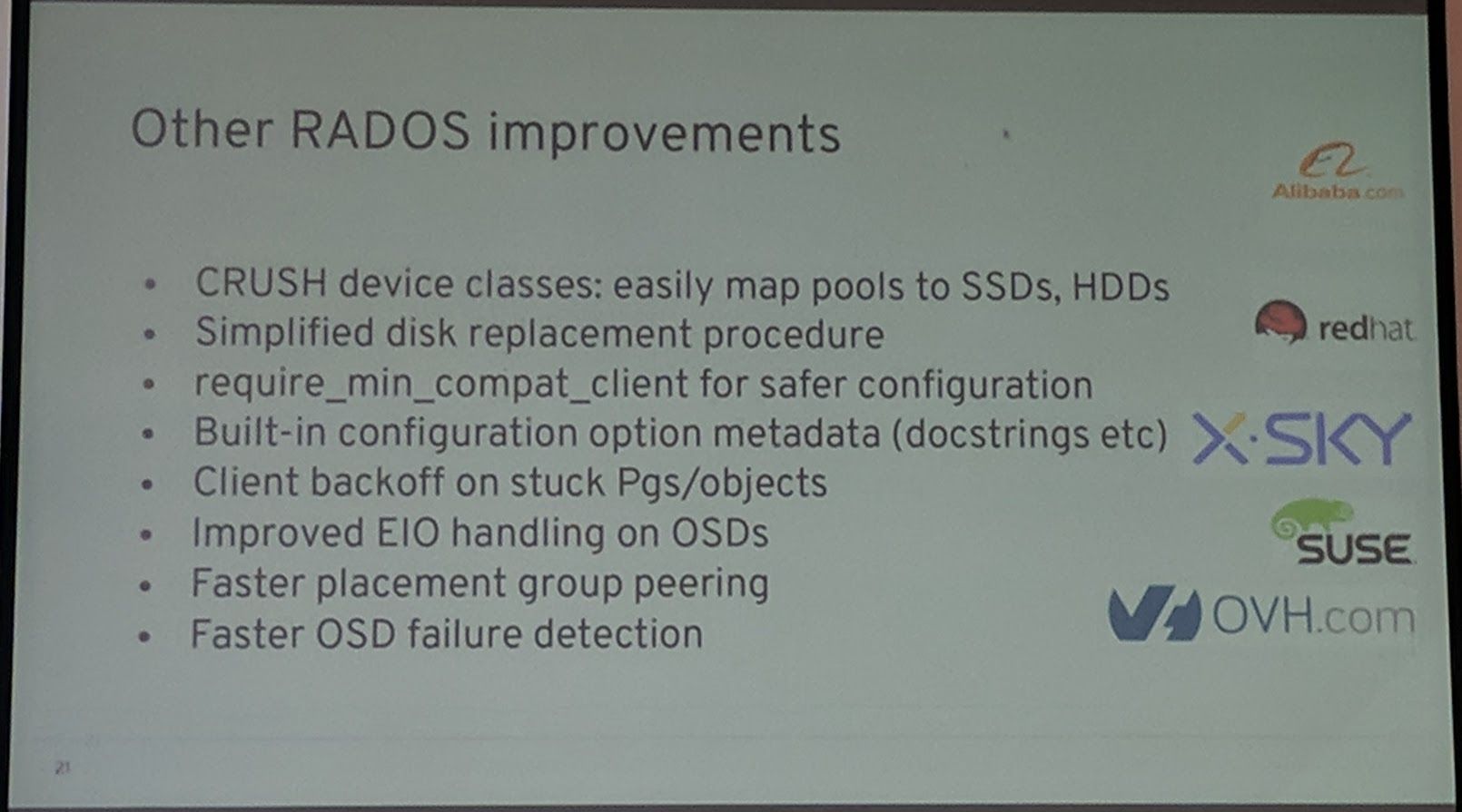 Ceph Day Darmstadt 2018 - Ceph Luminous - Other RADOS improvements