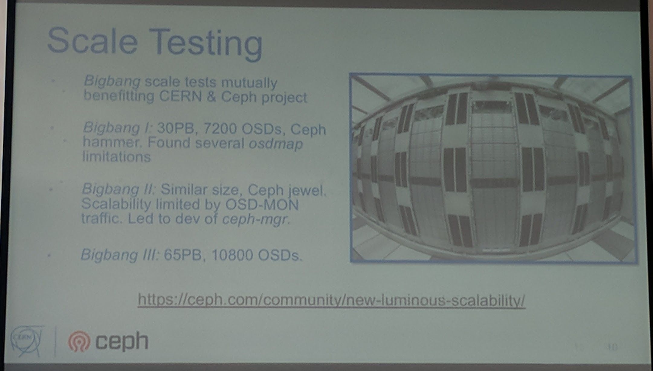 Ceph Day Darmstadt 2018 - Ceph for Big Science - Scale Testing