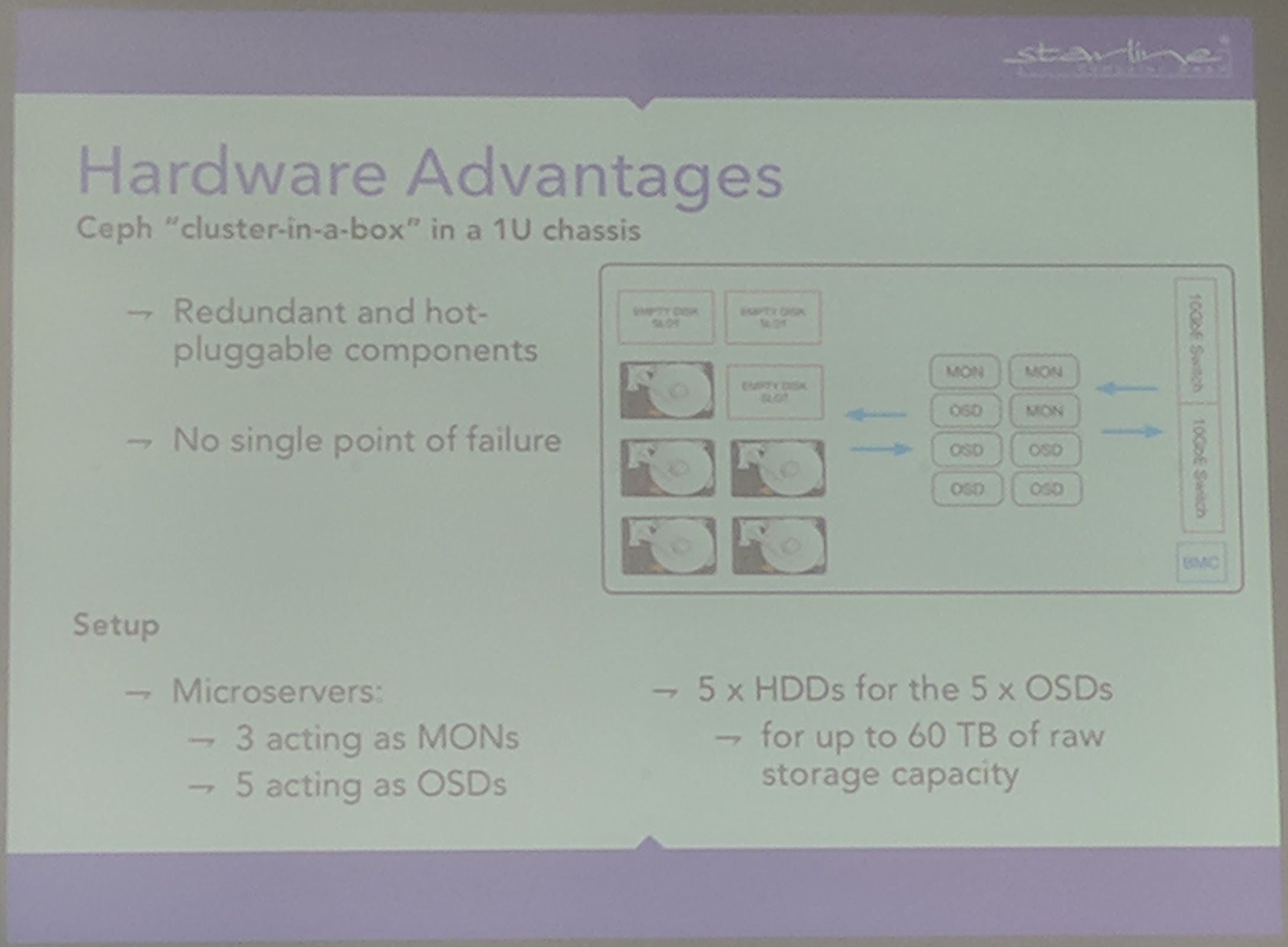 Ceph Day Darmstadt 2018 - A flexible ARM-based Ceph solution - Hardware Advantages