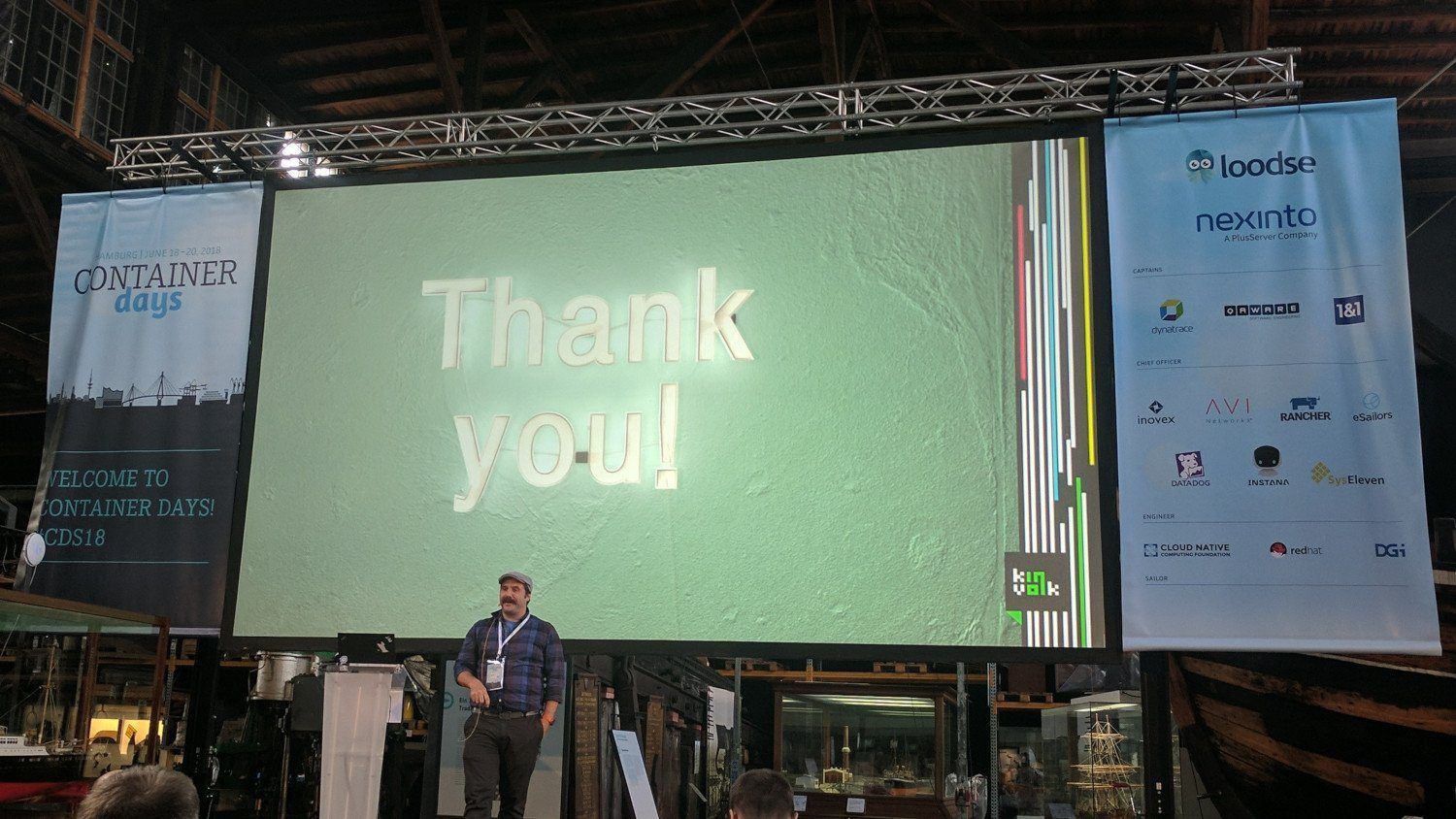 Container Days 2018 - Day #1 'Thank you!' for showing an interesting 'new' Linux for containers