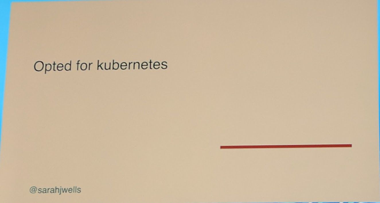 KubeCon - Keynote - Opted for Kubernetes