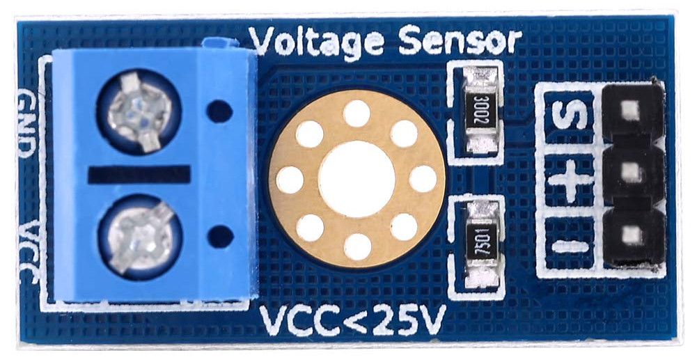 Voltage Sensor VCC <25V (Taken from Amazon product listing)