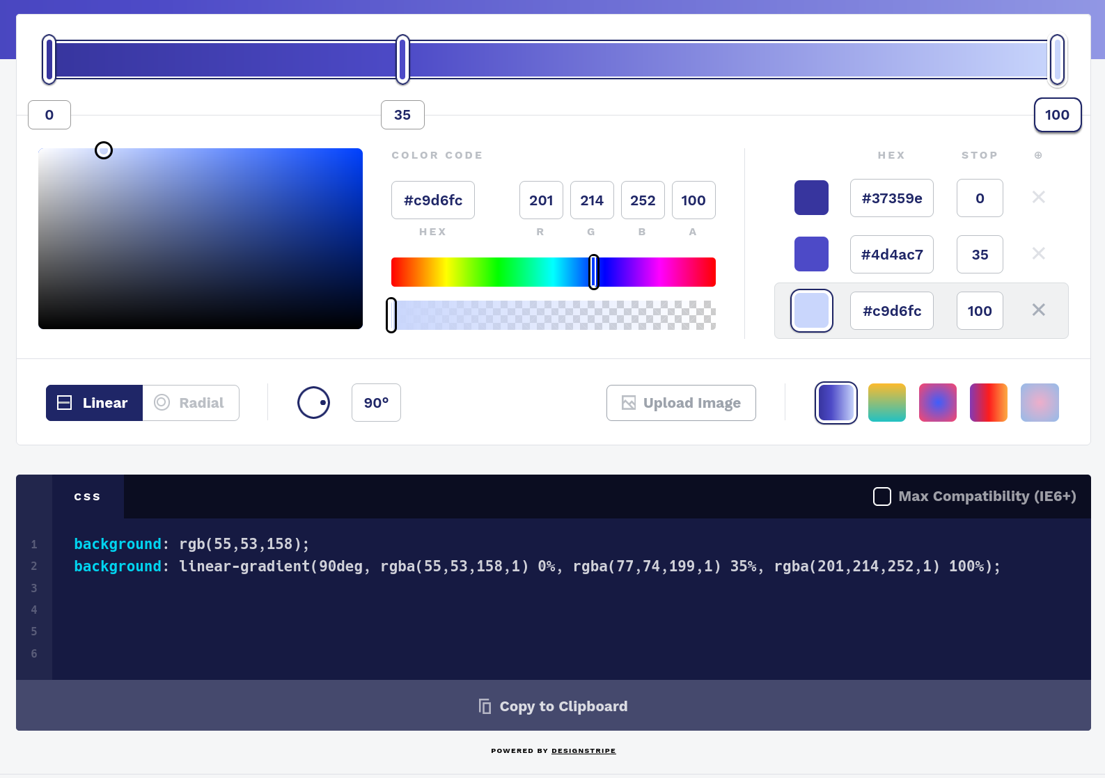 Galexrt.moe loading indicator color - cssgradient.io