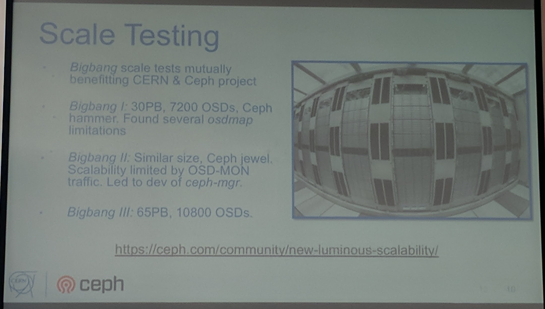 Ceph Day Darmstadt 2018 - Ceph for Big Science - Scale Testing